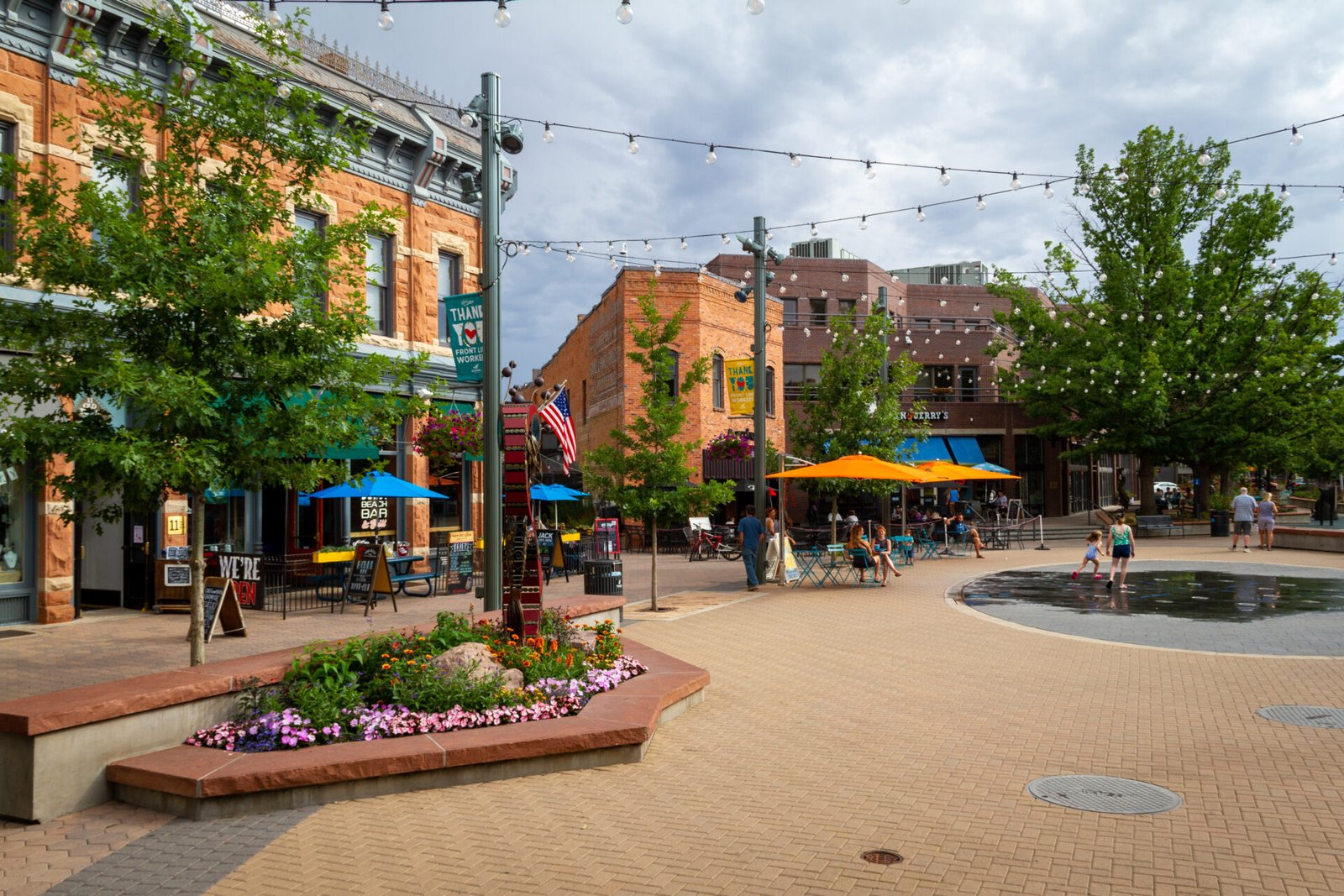 Picture of downtown Fort Collins Colorado